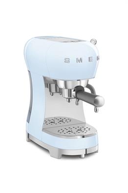 SMEG 50s Style ECF02 Manuel Espresso Kahve Makinesi Mavi