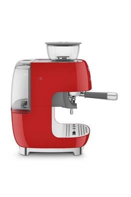 SMEG 50s Style Kırmızı Öğütücülü Espresso Kahve Makinesi