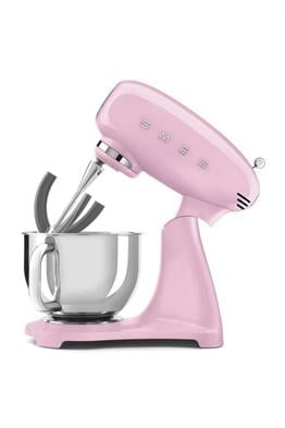 SMEG Stand Mikser Tam Renkli Pembe 50ler Stili Estetiği