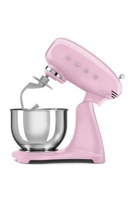 SMEG Stand Mikser Tam Renkli Pembe 50ler Stili Estetiği