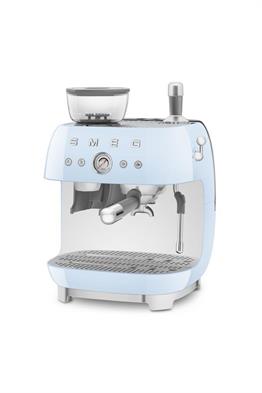 Smeg Pastel Mavi Öğütücülü Espresso Kahve Makinesi EGF03PBEU