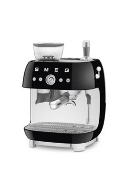 Smeg Siyah Öğütücülü Espresso Kahve Makinesi EGF03BLEU