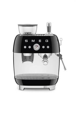 Smeg Siyah Öğütücülü Espresso Kahve Makinesi EGF03BLEU