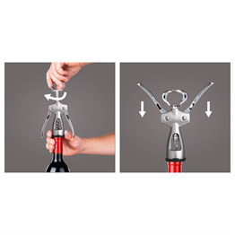 Vacu Vin Kanatlı Tirbuşon Gümüş, Kutulu