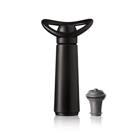 Vacu Vin Şarap Vakum Seti, Concerto Siyah (1 Pompa, 1 Tıpa), Kutulu