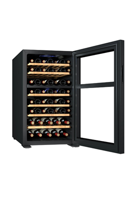 Berfmann 52 Şişe Kapasiteli Çift Bölmeli Solo Şarap Saklama Dolabı Siyah BFW52-BG2