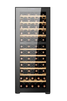 Berfmann 80 Şişe Kapasiteli Çift Bölmeli Solo Şarap Saklama Dolabı Siyah BFW80-BG2