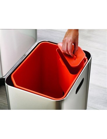 Joseph Joseph 30063 Totem Çöp Kovası 40 Lt - Paslanmaz Çelik