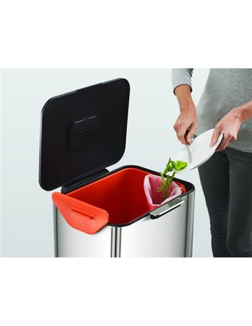 Joseph Joseph 30063 Totem Çöp Kovası 40 Lt - Paslanmaz Çelik