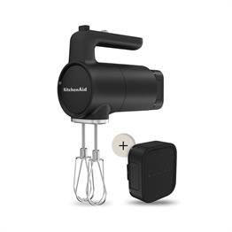 KitchenAid Go Kablosuz Bataryalı Siyah El Mikseri 5KHMR762BM