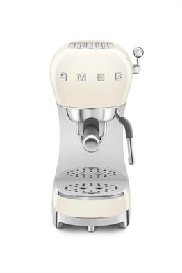 SMEG 50s Style ECF02 Manuel Espresso Kahve Makinesi Krem