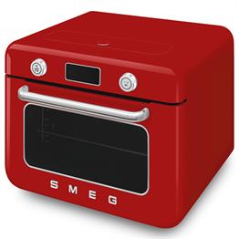 SMEG 50s Style Retro Kırmızı Buharlı Fırın COF01RDEU