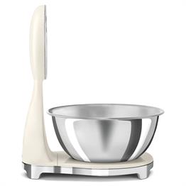 SMEG 50s Style Retro Krem Analog Mutfak Tartısı KSF01CRWW