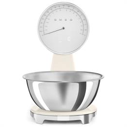 SMEG 50s Style Retro Krem Analog Mutfak Tartısı KSF01CRWW