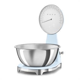 SMEG 50s Style Retro Pastel Mavi Analog Mutfak Tartısı KSF01PBWW