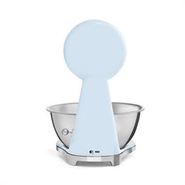 SMEG 50s Style Retro Pastel Mavi Analog Mutfak Tartısı KSF01PBWW