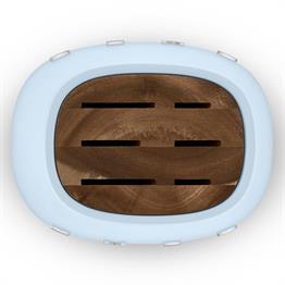 SMEG 50s Style Retro Pastel Mavi Standlı Bıçak Seti KBSF02PB