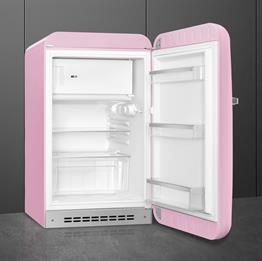 Smeg 50s Style Retro Pembe Mini Buzdolabı FAB10RPK6