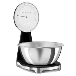 SMEG 50s Style Retro Siyah Analog Mutfak Tartısı KSF01BLWW