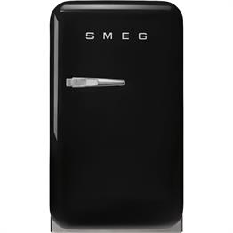 Smeg 50s Style Retro Siyah Mini Buzdolabı FAB5RBL5