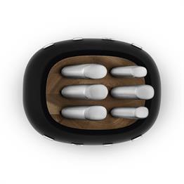 SMEG 50s Style Retro Siyah Standlı Bıçak Seti KBSF02BL