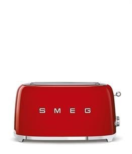SMEG Kırmızı 2X2 Ekmek Kızartma Makinesi TSF02RDEU