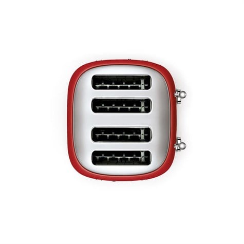 SMEG Kırmızı 4X1 Ekmek Kızartma Makinesi TSF03RDEU