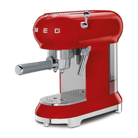 SMEG Kırmızı Espresso Kahve Makinesi ECF01RDEU