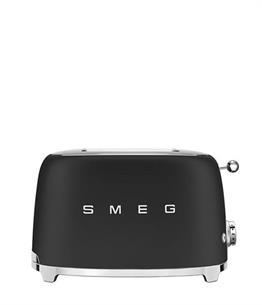 SMEG Mat Siyah 2X1 Ekmek Kızartma TSF01BLMEU