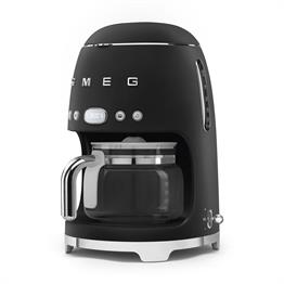 SMEG Mat Siyah Filtre Kahve Makinesi DCF02BLMEU