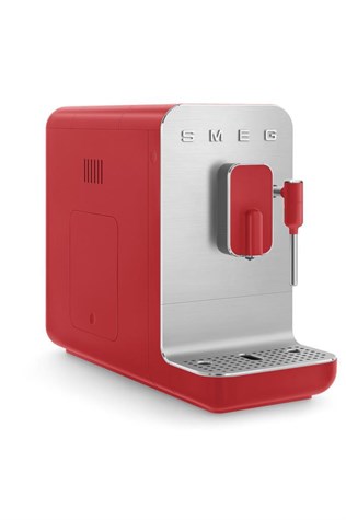 SMEG Otomatik Kahve Makinesi Kırmızı-Gümüş BCC02RDMEU
