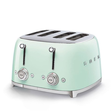 SMEG Pastel Yeşil 4X1 Ekmek Kızartma Makinesi TSF03PGEU