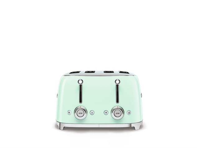 SMEG Pastel Yeşil 4X1 Ekmek Kızartma Makinesi TSF03PGEU