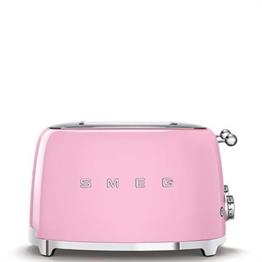 SMEG Pembe 4X1 Ekmek Kızartma Makinesi TSF03PKEU