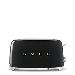 SMEG Siyah 2X2 Ekmek Kızartma Makinesi TSF02BLEU