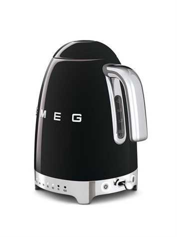 SMEG Siyah Isı Ayarlı Kettle KLF04BLEU