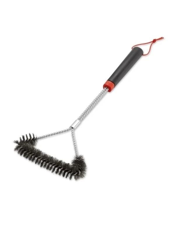 WB-6278,Weber  Üç Taraflı Mangal Izgara Fırçası 46 Cm  6278