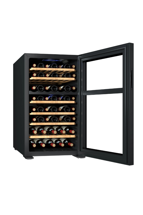 Berfmann 52 Şişe Kapasiteli Çift Bölmeli Solo Şarap Saklama Dolabı Siyah BFW52-BG2
