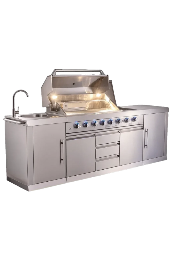 Berfmann 6+2 Barbekülü Outdoor Mutfak BDGG-275S