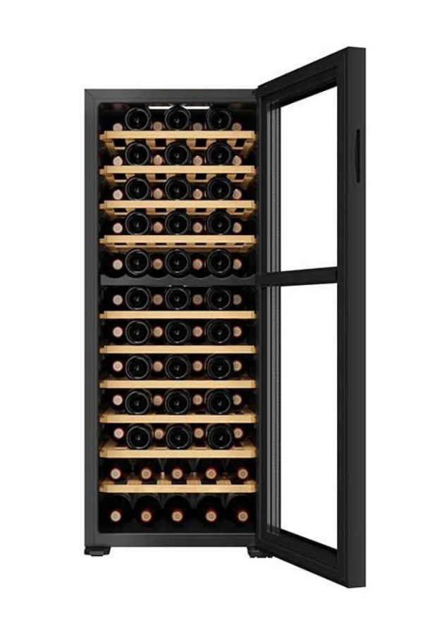 Berfmann 80 Şişe Kapasiteli Çift Bölmeli Solo Şarap Saklama Dolabı Siyah BFW80-BG2