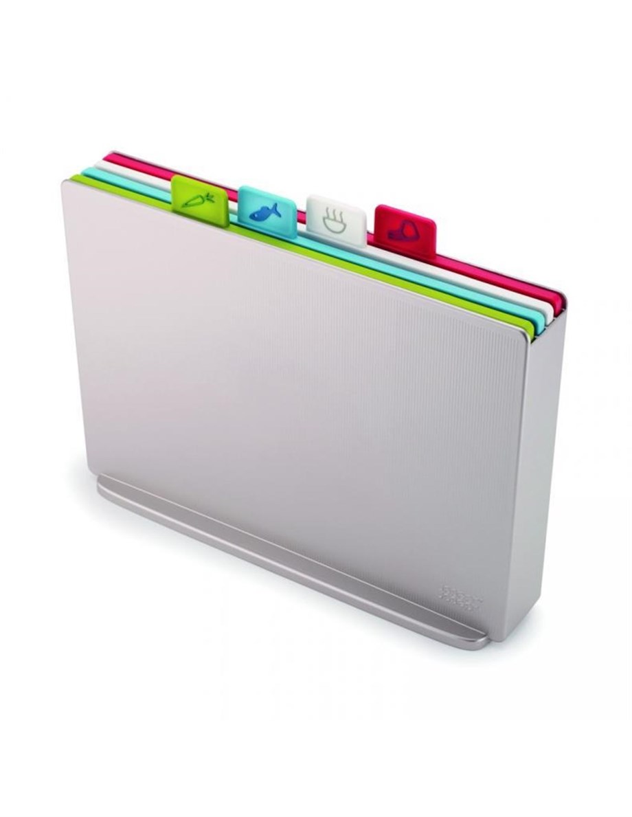 Joseph Joseph 60134 Index Büyük Boy Kesme Tahtası Seti – Gümüş