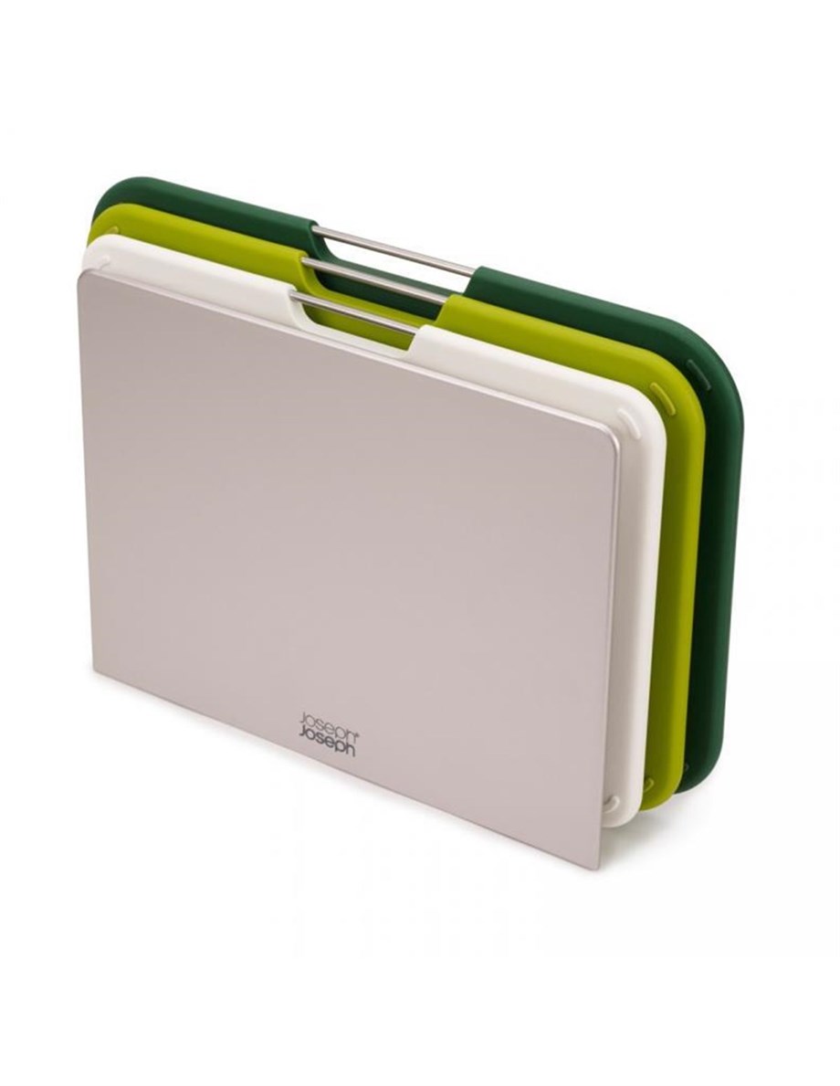 Joseph Joseph 60163 Küçük Boy Üçlü Kesme Tahtası Seti – Yeşil
