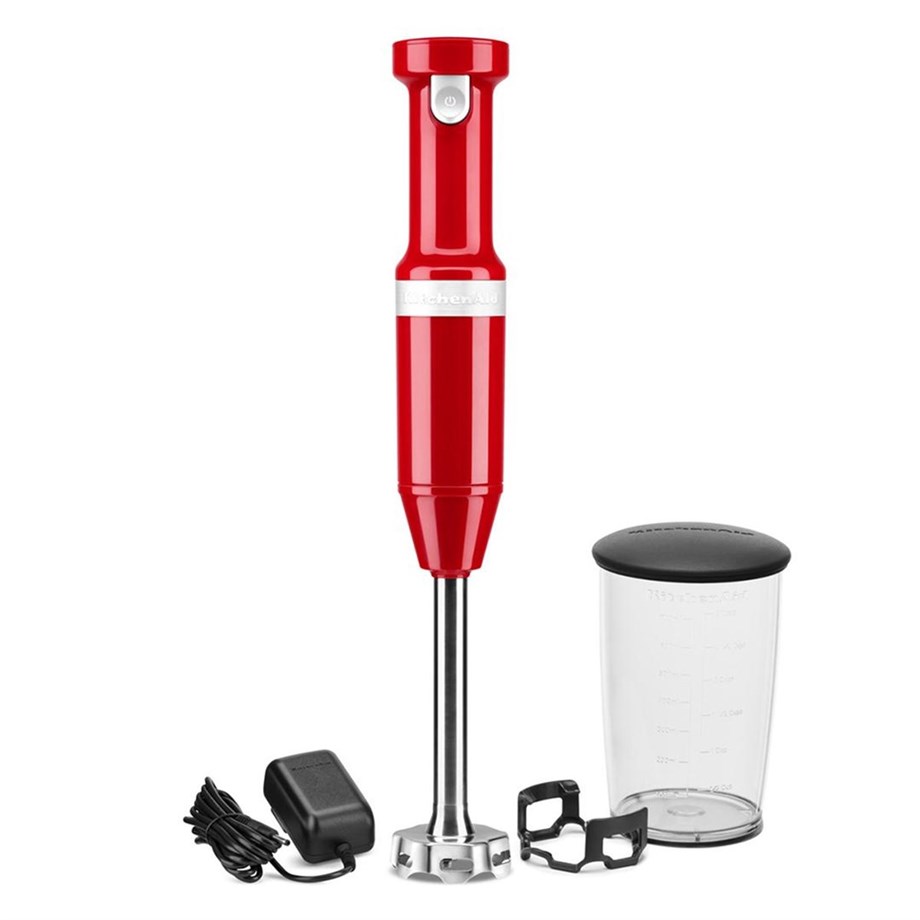 KitchenAid 5KHBBV53EER Empire Red Şarjlı Kablosuz El Blenderi
