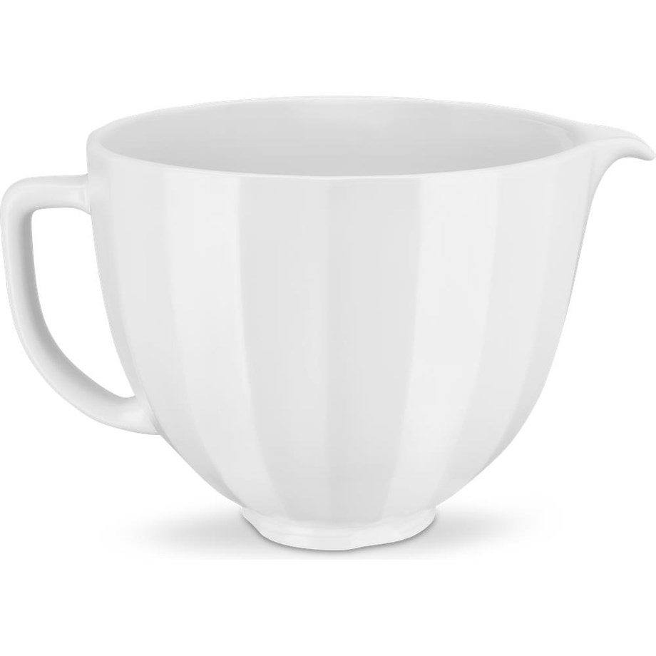 KitchenAid 5KSM2CB5PWF 4.7 Litre Seramik Kase - Desenli Beyaz