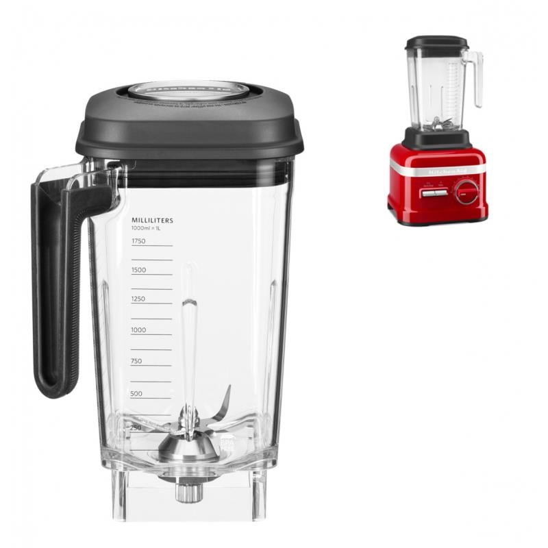 KitchenAid Artisan Power Plus Blender 5KSB8270 İçin 2,6 L tek duvarlı, ilave sürahi