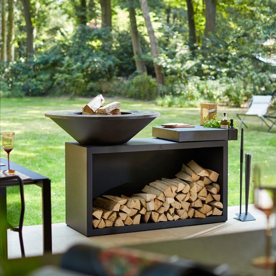 OFYR Seramik Siyah Çelik Kaplama Pişirme Ünitesi OIB-100-PRO-CD