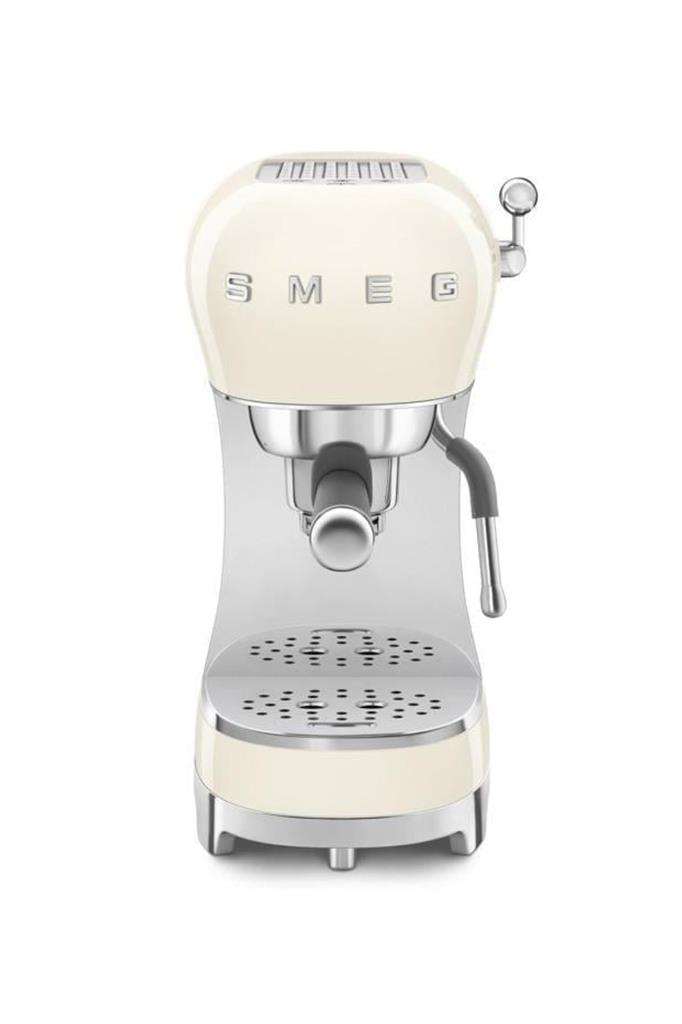 SMEG 50's Style ECF02 Manuel Espresso Kahve Makinesi Krem