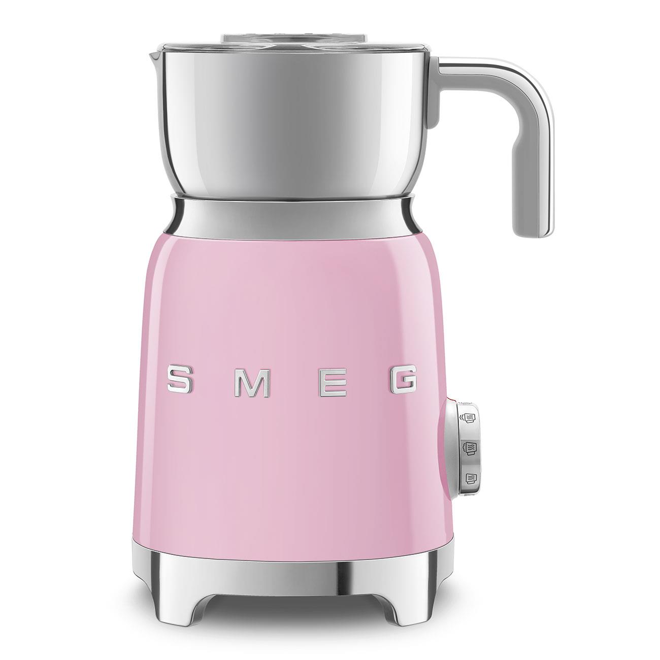 SMEG 50's Style Retro Pembe Süt Köpürtme Makinesi MFF11PKEU