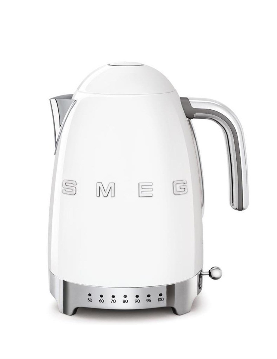 SMEG Beyaz Isı Ayarlı Kettle KLF04WHEU