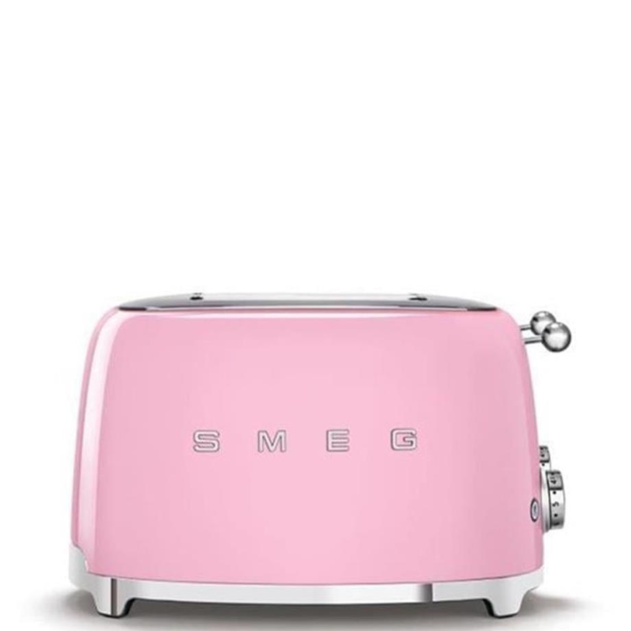 SMEG Pembe 4X1 Ekmek Kızartma Makinesi TSF03PKEU